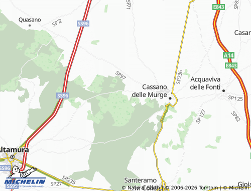 Mapa MICHELIN Mercadante - ViaMichelin