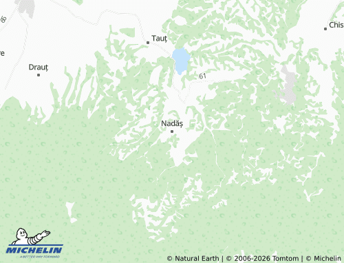 Carte MICHELIN Nadăș - ViaMichelin