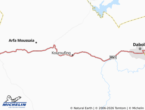 Mappa MICHELIN Kouroufing - ViaMichelin