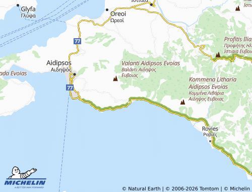 MICHELIN Ano Ilia map - ViaMichelin