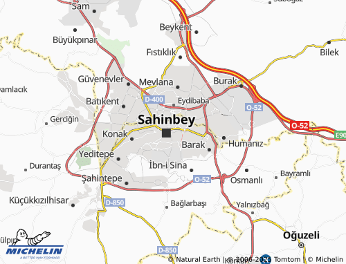 MICHELIN Kurtuluş map - ViaMichelin