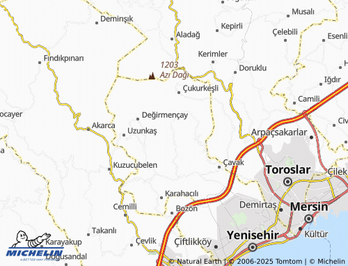 MICHELIN-Landkarte İnsu - ViaMichelin