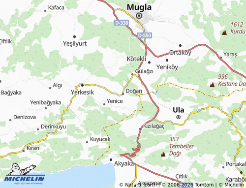Mapa MICHELIN Doğan - ViaMichelin