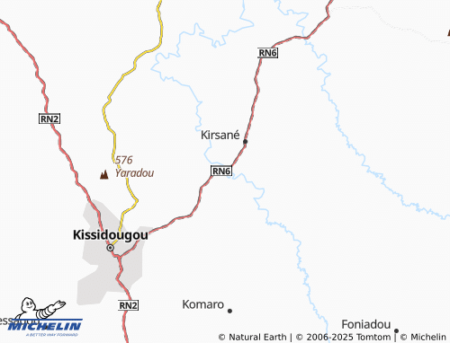 MICHELIN-Landkarte Bangbadou - ViaMichelin