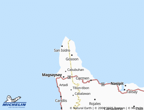 MICHELIN Gosoon map - ViaMichelin