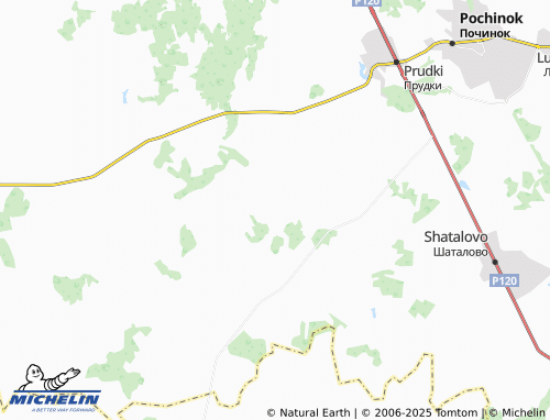 MICHELIN Lipki map - ViaMichelin