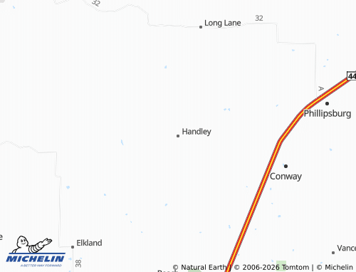 Mapa MICHELIN Handley - ViaMichelin