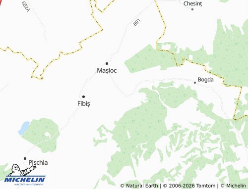 MICHELIN Remetea Mică map - ViaMichelin