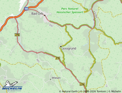 Mapa MICHELIN Jossgrund - ViaMichelin