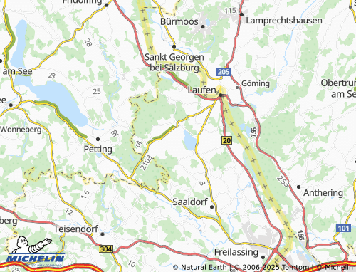 MICHELIN Haarmoos map - ViaMichelin