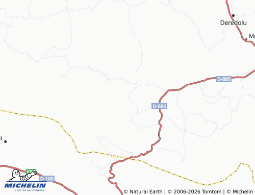 MICHELIN Öğütlü map - ViaMichelin