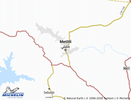 MICHELIN-Landkarte Mutleeli - ViaMichelin