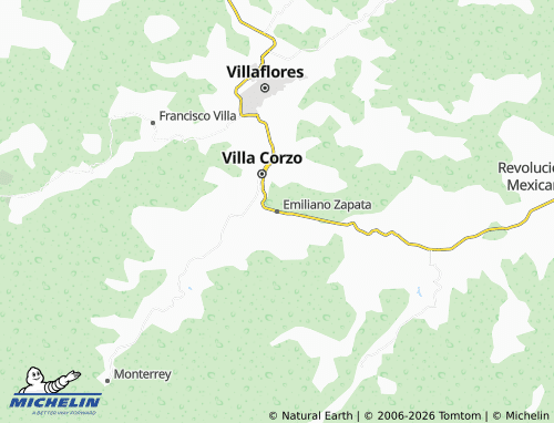 Mappa MICHELIN Emiliano Zapata - ViaMichelin