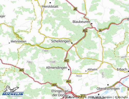 Mapa MICHELIN Schmiechen - ViaMichelin