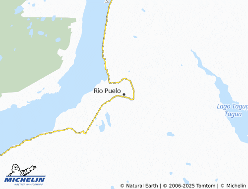 MICHELIN Río Puelo map - ViaMichelin