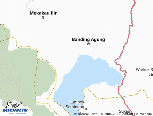 MICHELIN Danau Ranau map - ViaMichelin