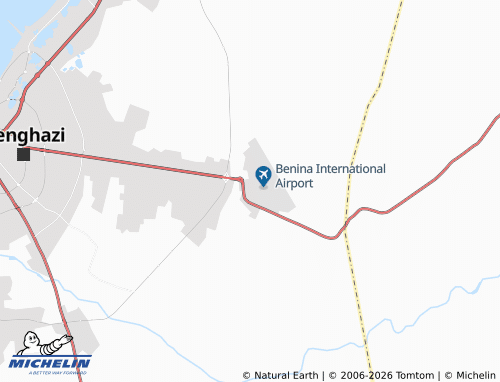 MICHELIN Benina map - ViaMichelin