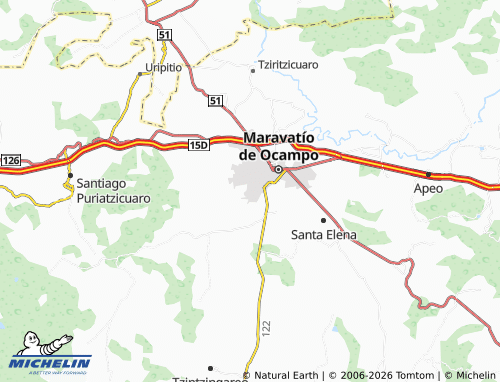 Mapa MICHELIN San Miguel Curahuango - ViaMichelin