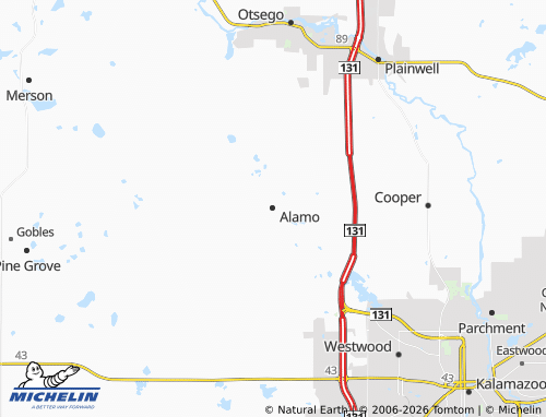 Mappa MICHELIN Alamo - ViaMichelin