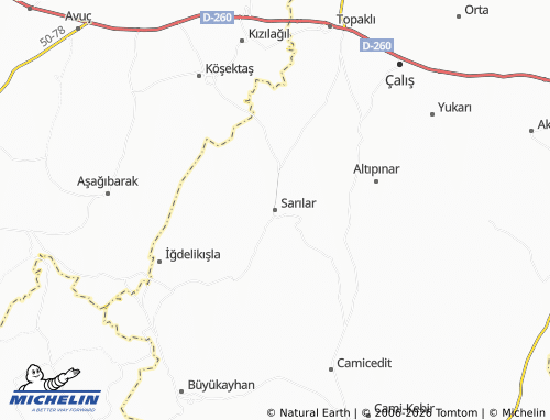 Mappa MICHELIN Sarılar - ViaMichelin