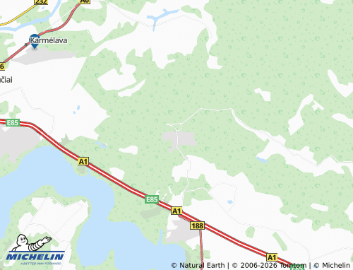 Mappa MICHELIN Pravieniškės II - ViaMichelin