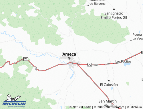 MICHELIN Valle Verde map - ViaMichelin