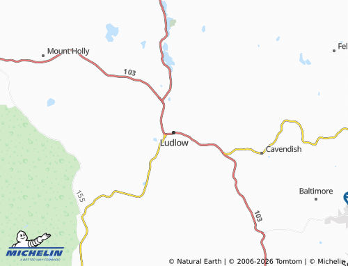 Mappa MICHELIN Ludlow - ViaMichelin