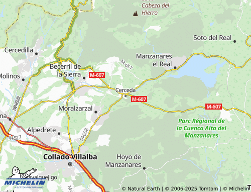 MICHELIN Cerceda map - ViaMichelin