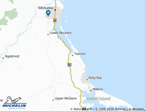 Mapa MICHELIN Tasman - ViaMichelin