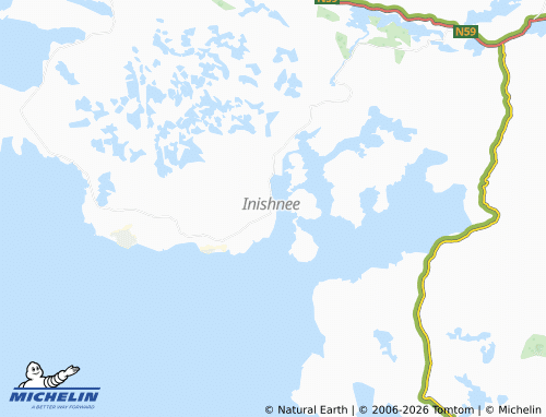 Carte MICHELIN Roundstone - ViaMichelin