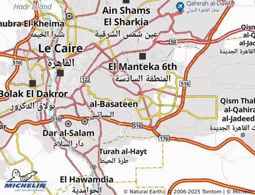 Carte MICHELIN al-Nasr - ViaMichelin