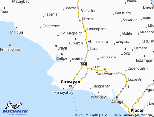MICHELIN Itombato map - ViaMichelin