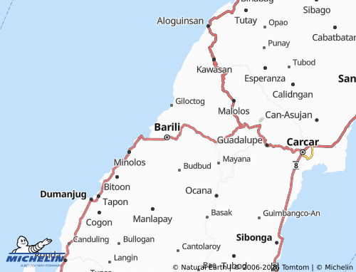 MICHELIN Azucena map - ViaMichelin