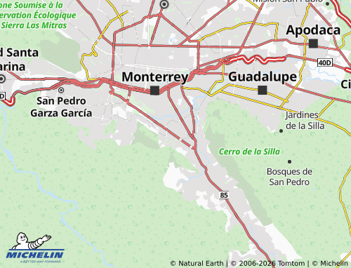 MICHELIN-Landkarte Valle del Márquez - ViaMichelin