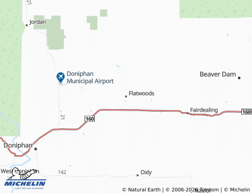 Mapa MICHELIN Flatwoods - ViaMichelin