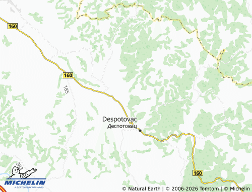 Mapa MICHELIN Miliva - ViaMichelin