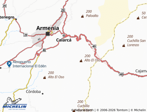Mappa MICHELIN Planadas - ViaMichelin