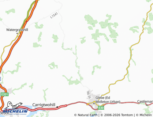 Mappa MICHELIN Lisgoold - ViaMichelin