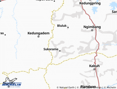 MICHELIN-Landkarte Mragel - ViaMichelin