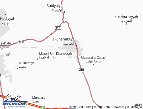 MICHELIN-Landkarte al-Khabeeb - ViaMichelin