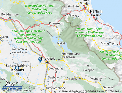 Mapa MICHELIN Nakai - ViaMichelin