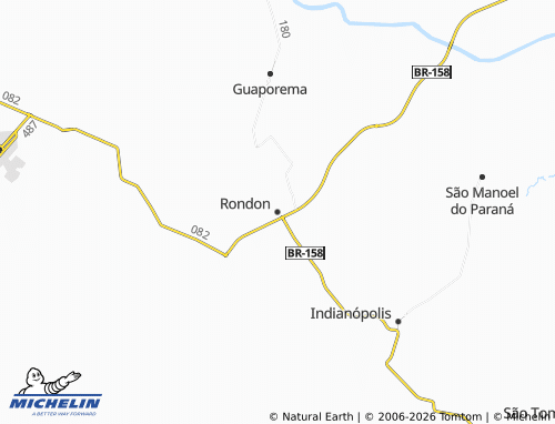 Mapa MICHELIN Rondon - ViaMichelin