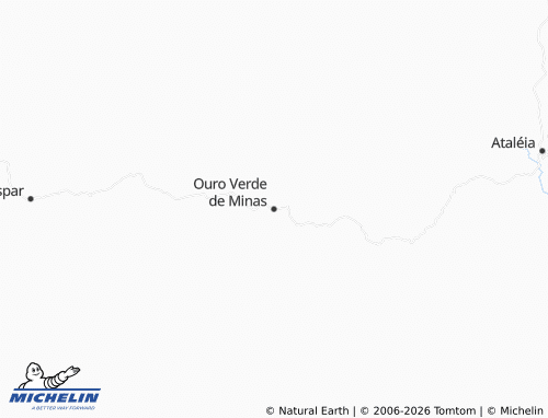 Mappa MICHELIN Ouro Verde de Minas - ViaMichelin