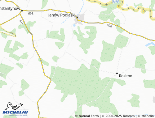 MICHELIN Klonownica Duża map - ViaMichelin