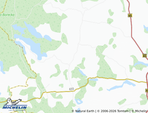 MICHELIN Dybowo map - ViaMichelin