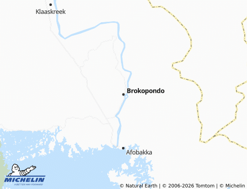 Mapa MICHELIN Brokopondo - ViaMichelin