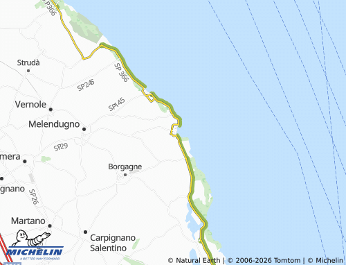 MICHELIN Torre dell'Orso map - ViaMichelin