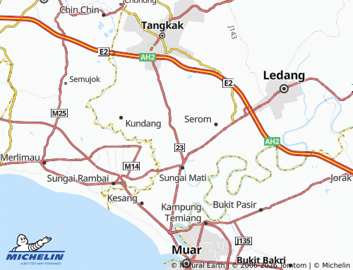 MICHELIN Bukit Kangkar map - ViaMichelin