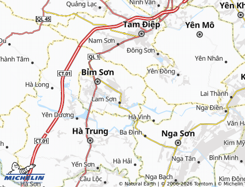Mapa MICHELIN Đông Sơn - ViaMichelin