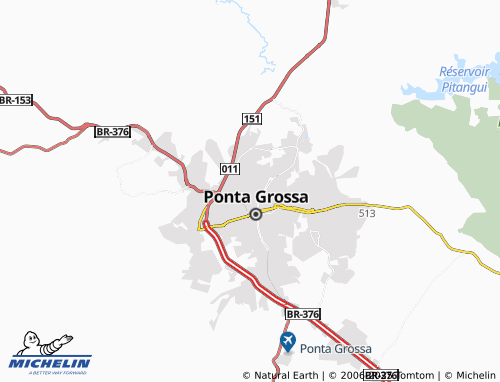 MICHELIN Órfãs map - ViaMichelin